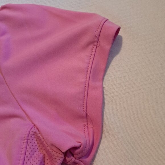 Turtles & Tees girls size XL pink & peach polo shirt VGUC - Picture 3 of 5